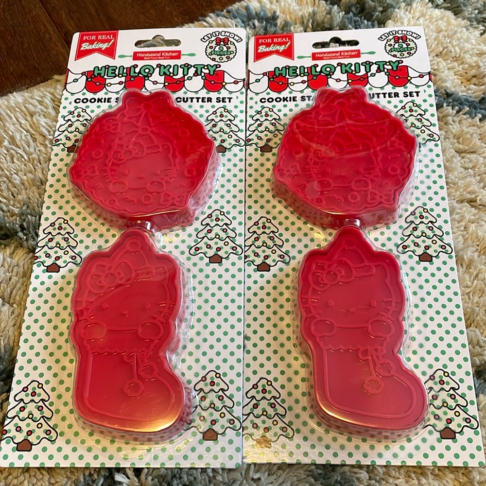 Hello kitty cookie cutter set